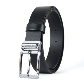 Kožený opasok OBSIDIAN, Čierny