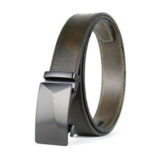 Kožený opasok PEARL XYRON s automatickou prackou, Olivový