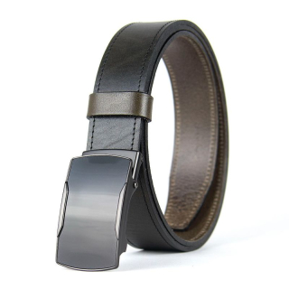 Kožený opasok PHANTOM s brzdovou prackou, Olivový