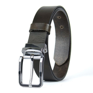 Kožený opasok STRIKE, Olivový