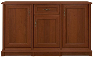 Komoda,153cm, gaštan, KENT EKOM 3D1S