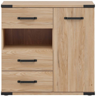 Komoda, 90cm, jaseň belorus, LARA KOM1D3S