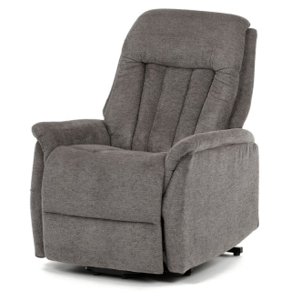 Polohovacie kreslo, elektrické, sivá látka, TV-Q8575 GREY2