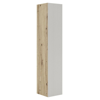 Vysoká skrinka do kúpelne, 35cm, dub artisan, kašmír, COLOS
