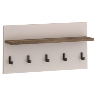 Vešiakový panel, 60cm, kašmír, dub castello, EYCO