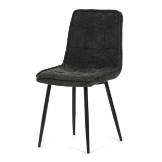 Jedálenská stolička, sivá, látka, CT-G2048 GREY2