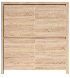 Komoda, 105cm, dub sonoma, KASPIAN KOM4D