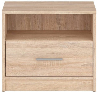 Nočný stolík, 49cm, dub sonoma, NEPO PLUS KOM1S