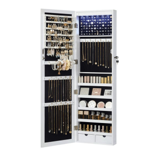 Zrkadlo 37x120cm, MDF biela, AZR-E1193 WT
