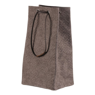 Kôš na prádlo, látkový, sťahovací, sivá farba, DT3011 GREY-L