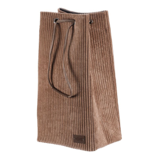 Kôš práčovný, menčester, sťahovací, hnedá farba, DT3015 BRN
