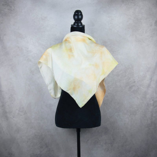 Hodvábna šatka VZOR_62, 90x85cm, Made in Slovakia