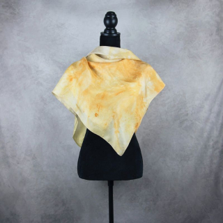 Hodvábna šatka VZOR_82, 90x90cm, Made in Slovakia