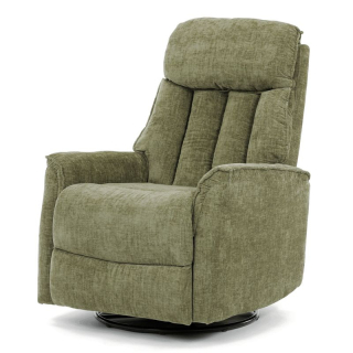 Polohovacie kreslo, zelená látka, 200kg, TV-H9327 GRN2