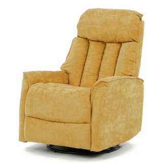 Polohovacie kreslo, žltá látka, 200kg, TV-H9327 YEL2