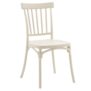 Stohovateľná stolička, sivohnedý Taupe plast, SAZEN NEW