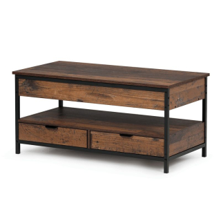 Konferenčný stolík, 100x50cm, MDF old wood, CT-I1201 OLW2