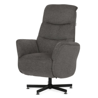 Polohovacie kreslo, elektrické zabudované ovládanie, sivá látka, TV-C5479 GREY2