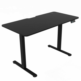 Ergonomický stôl s plynulou reguláciou výšky 120x60cm, melamín, carbon, LT-H2210 BK