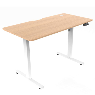 Ergonomický stôl s plynulou reguláciou výšky 120x60cm, melamín, dub, LT-H2210 OAK