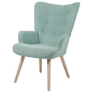 Relaxačné kreslo, modrá látka, AK-301 BLUE2