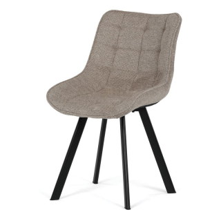 Jedálenská stolička, béžová látka, HC-V3068 CAP2