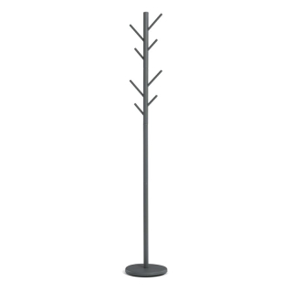 Stojanový vešiak, 179cm, kov sivý, 80001-44 GREY