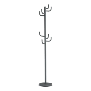 Stojanový vešiak, 175cm, kov sivý, 80609-06 GREY