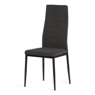 Jedálenská stolička, sivá látka, DCL-V5031 GREY2