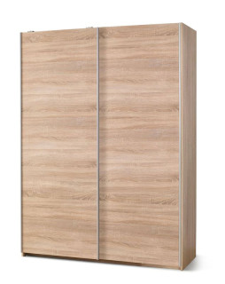 Skriňa s posuvnými dverami, 153cm, dub sonoma mat, LIMA S1