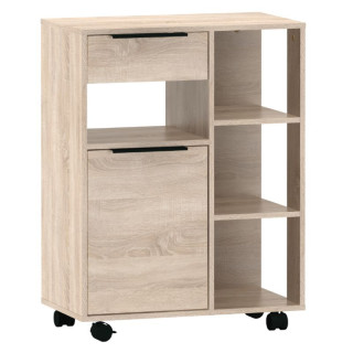Jednodverový kredenc, 70cm, dub sonoma, LILIEN TYP 3