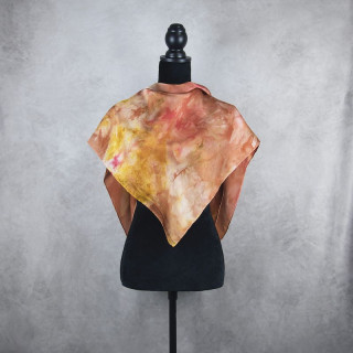 Luxusná hodvábna šatka LIMITED_328, Vyrobená na Slovensku, 90 x 90cm