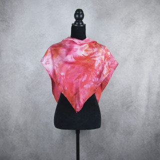 Luxusná hodvábna šatka LIMITED_332, Vyrobená na Slovensku, 90 x 90cm