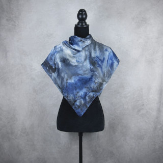 Luxusná hodvábna šatka LIMITED_340, Vyrobená na Slovensku, 90 x 90cm