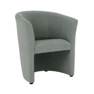 Kreslo klubové, zelená látka, CUBA