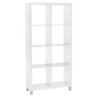 Regál, 76cm, biely, TOFI 3 NEW