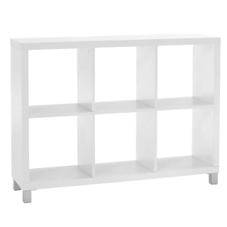 Regál, 111cm, biely, TOFI 4 NEW