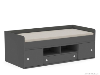 Drevona, Posteľ, REA POPPO 90, graphite