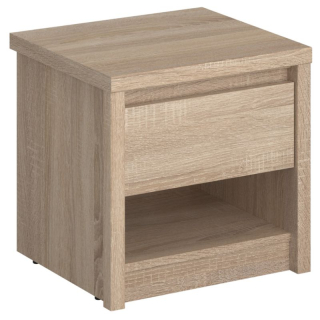 Nočný stolík, 46cm, dub sonoma, NORTY