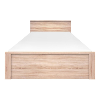 Manželská posteľ, 160x200, dub sonoma, NORTY