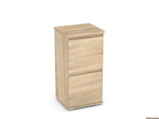 Drevona, komoda, REA AMY 16, dub bardolino