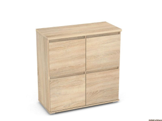 Drevona, komoda, REA AMY 17, dub bardolino