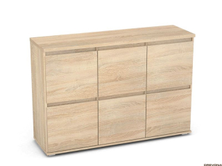 Drevona, komoda, REA AMY 18, dub bardolino