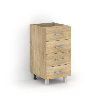 Drevona Skrinka REA ALFA UP 013, 40x82, dub bardolino