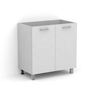 Drevona, REA ALFA UP 019 80x82, biela