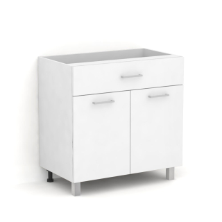 Drevona, REA ALFA UP 025 80x82, biela