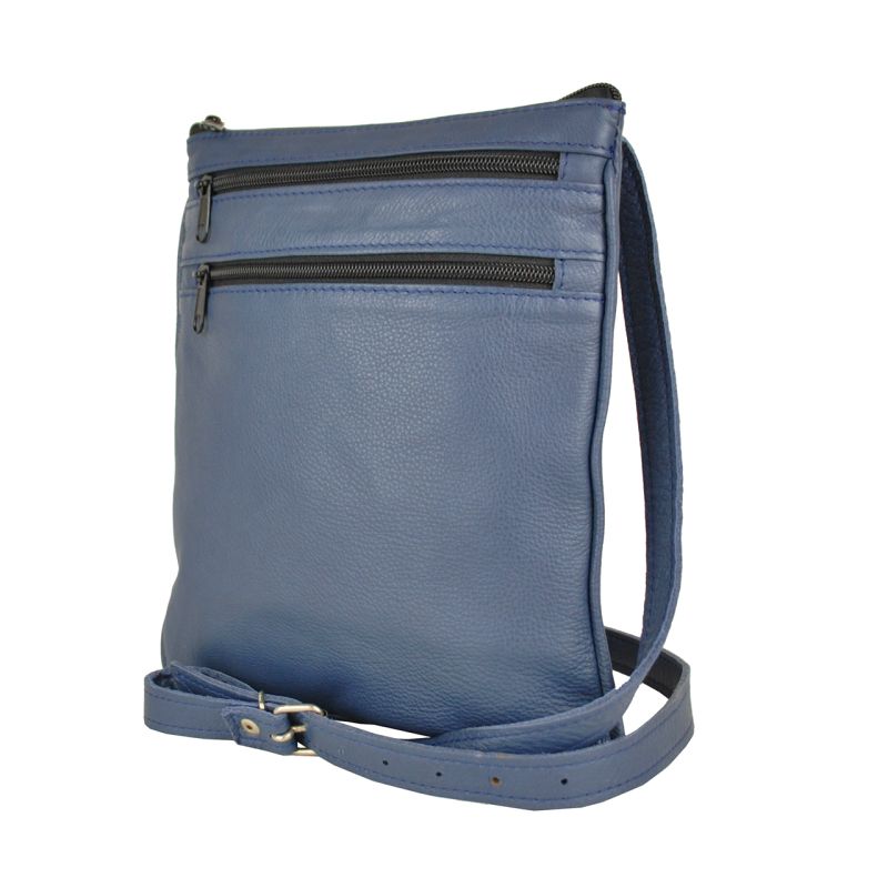 Luxusná kožená etuja č.8639, viacúčelové púzdro v modrej farbe