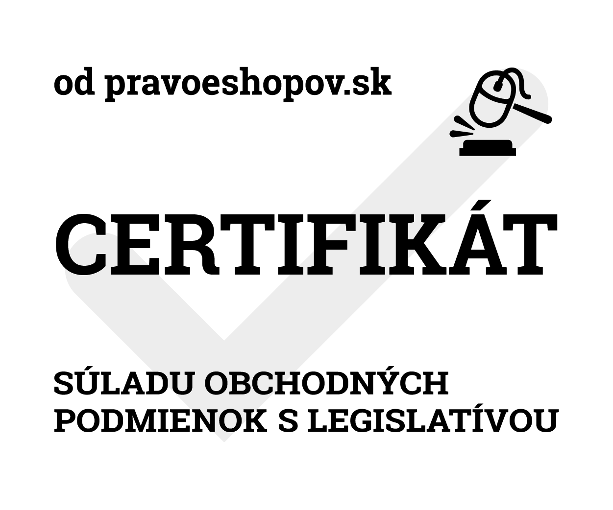 certifikat obchodne podmienky