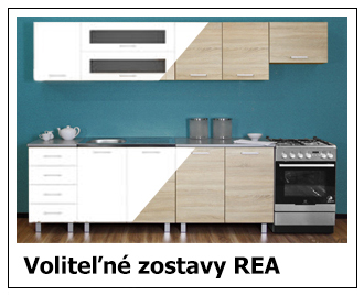 Kuchyne voliteľné zostavy REA