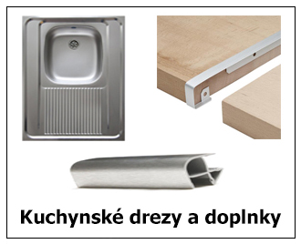 Kuchynské drezy a doplnky